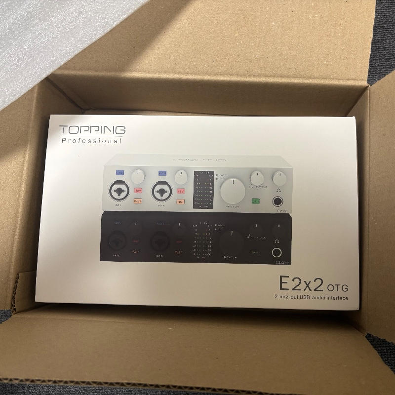 TOPPING PRO (トッピングプロ) / E2x2OTG Black オーディオインターフェイス