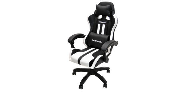 PLAYTECH (プレイテック) / PGC15WH ゲーミングチェア WHITE x BLACK アウトレット品