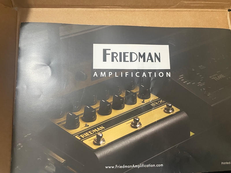 FRIEDMAN (フリードマン) / IR-X