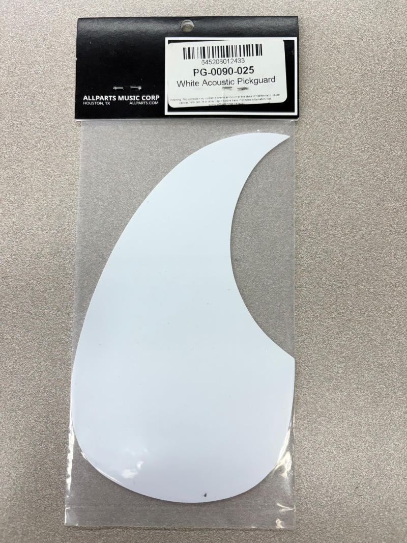 ALLPARTS (オールパーツ) / PG-0090-025 White Acoustic Pickguard ピックガード D1458