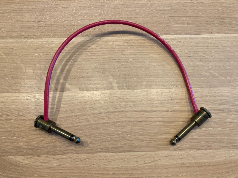 GEORGE L'S (ジョージエルス) / 155 Patch Cable RED 25cm