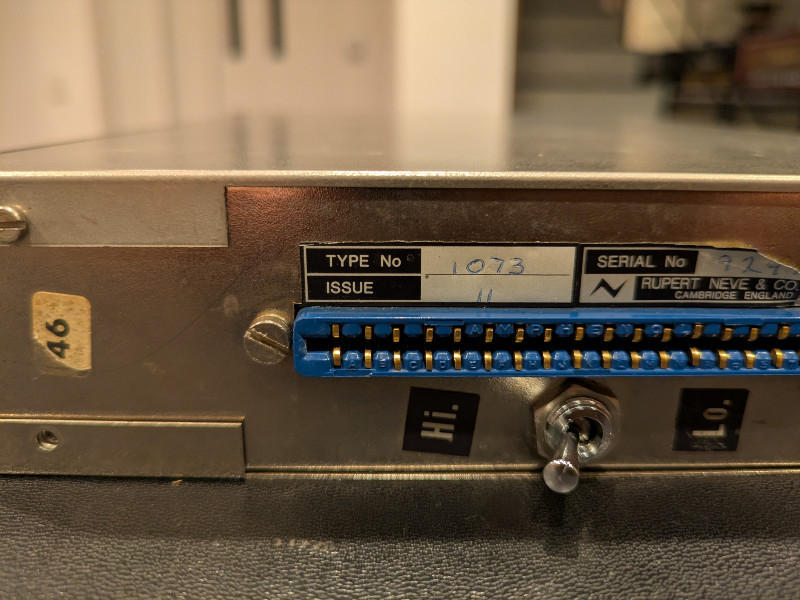 NEVE / 1073 Vintage マイクプリアンプ