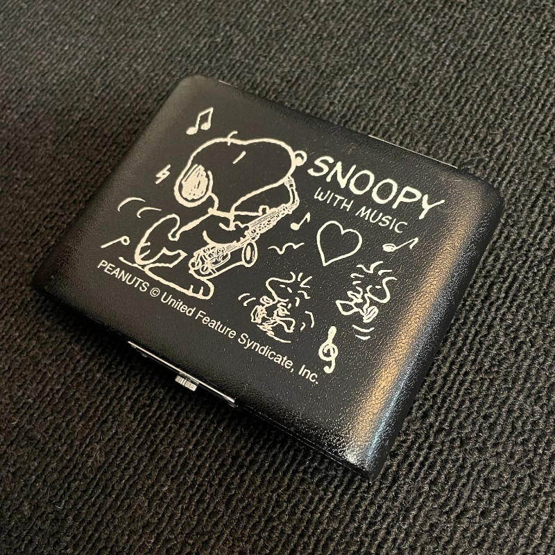 SNOOPY WITH MUSIC (スヌーピーウィズミュージック) / リードケース アルトサックス 美品 黒 ALTO SAX ¥8250