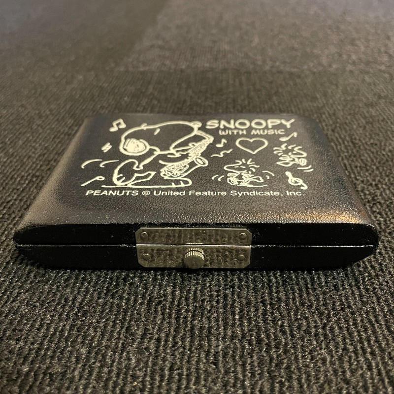 SNOOPY WITH MUSIC (スヌーピーウィズミュージック) / リードケース アルトサックス 美品 黒 ALTO SAX ¥8250