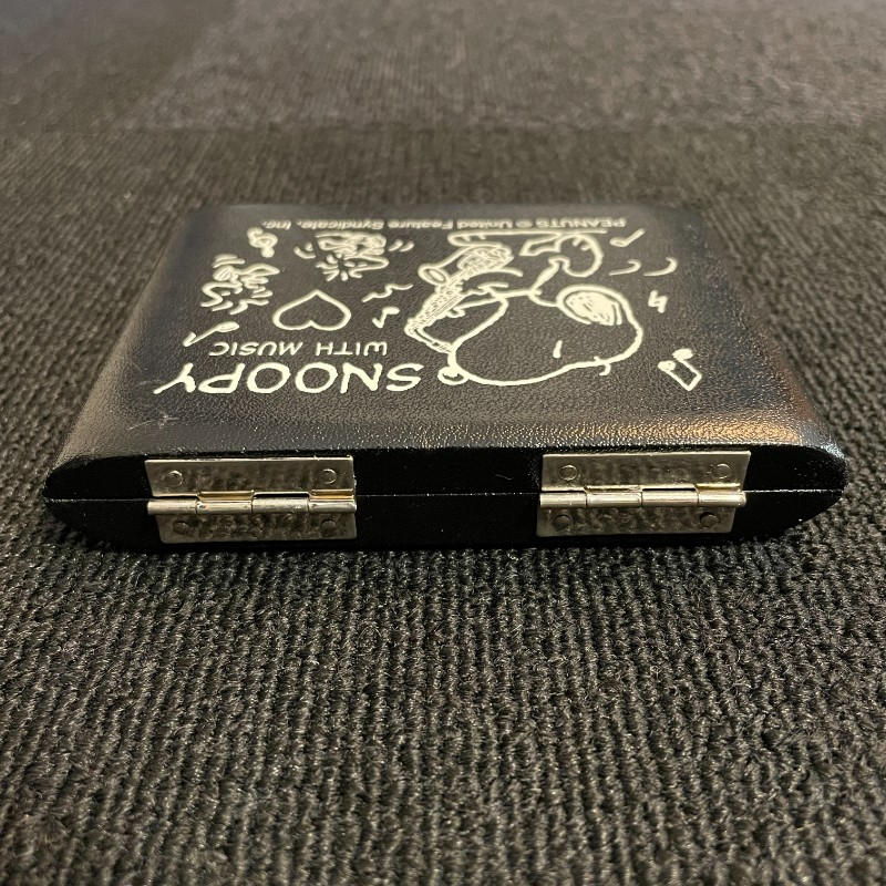 SNOOPY WITH MUSIC (スヌーピーウィズミュージック) / リードケース アルトサックス 美品 黒 ALTO SAX ¥8250