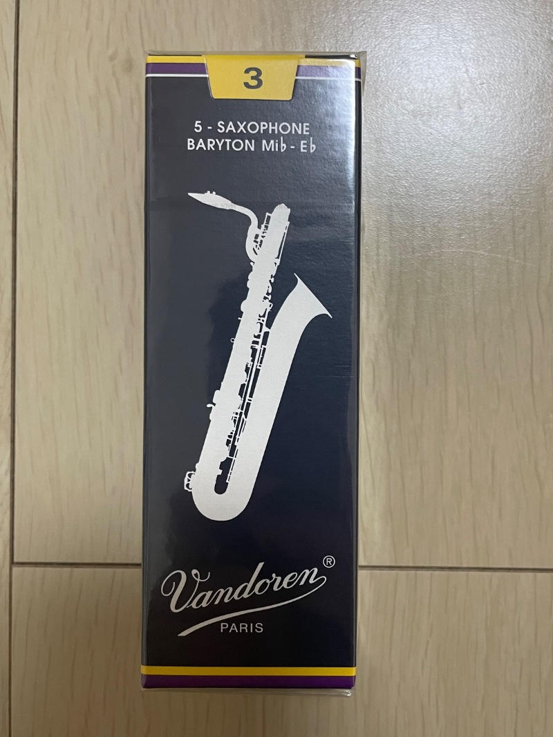 Vandoren (バンドーレン) / バリトンサクソフォンリード トラディショナル 硬さ:3 (5枚入り)