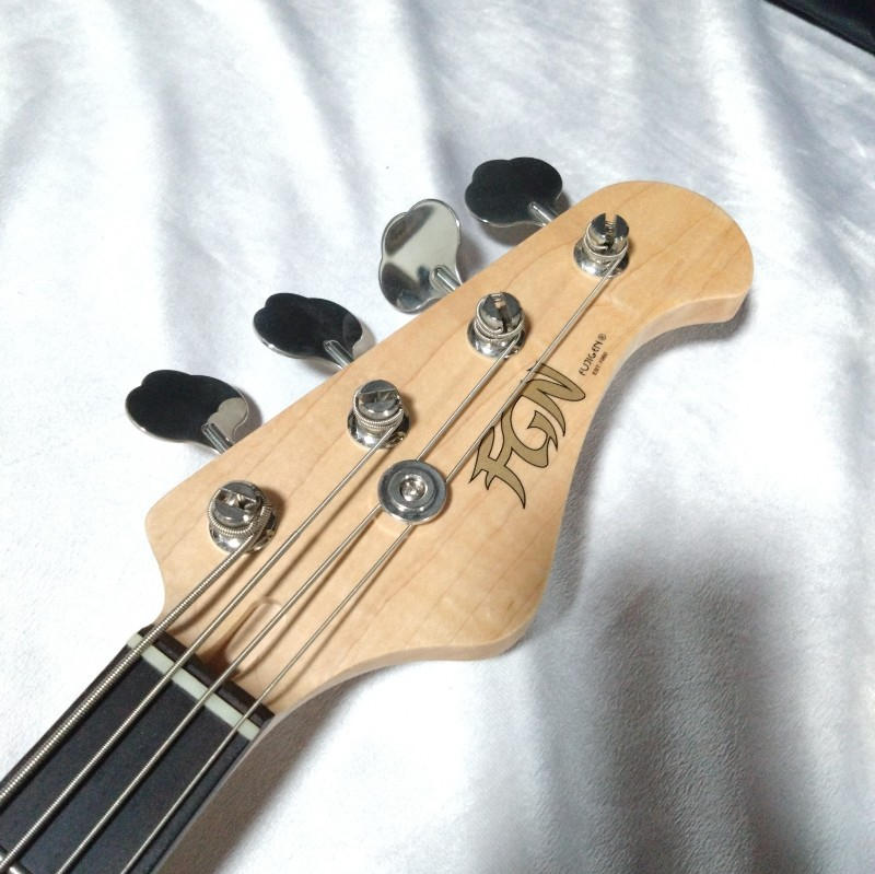 FUJIGEN (フジゲン) / 【生産完了品/日本製ジャズベース】FUJIGEN BMJ-R 変形 べっ甲PG made in Japan 特別仕様