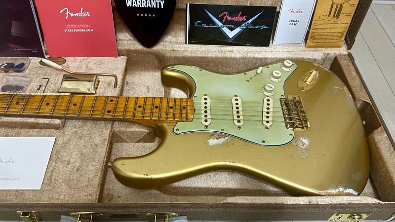 FENDER (フェンダー) / Fender MBS 1962 Relic Aged Aztec Gold Andy Hicks