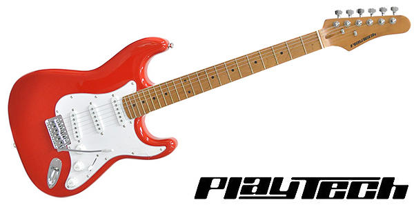 PLAYTECH (プレイテック) / ST280 Red【カーボナイズド・メイプルネック】 アウトレット品