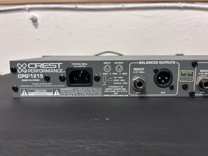 Crest Performance(クレストパフォーマンス) / CPQ-1215 グラフィックイコライザー