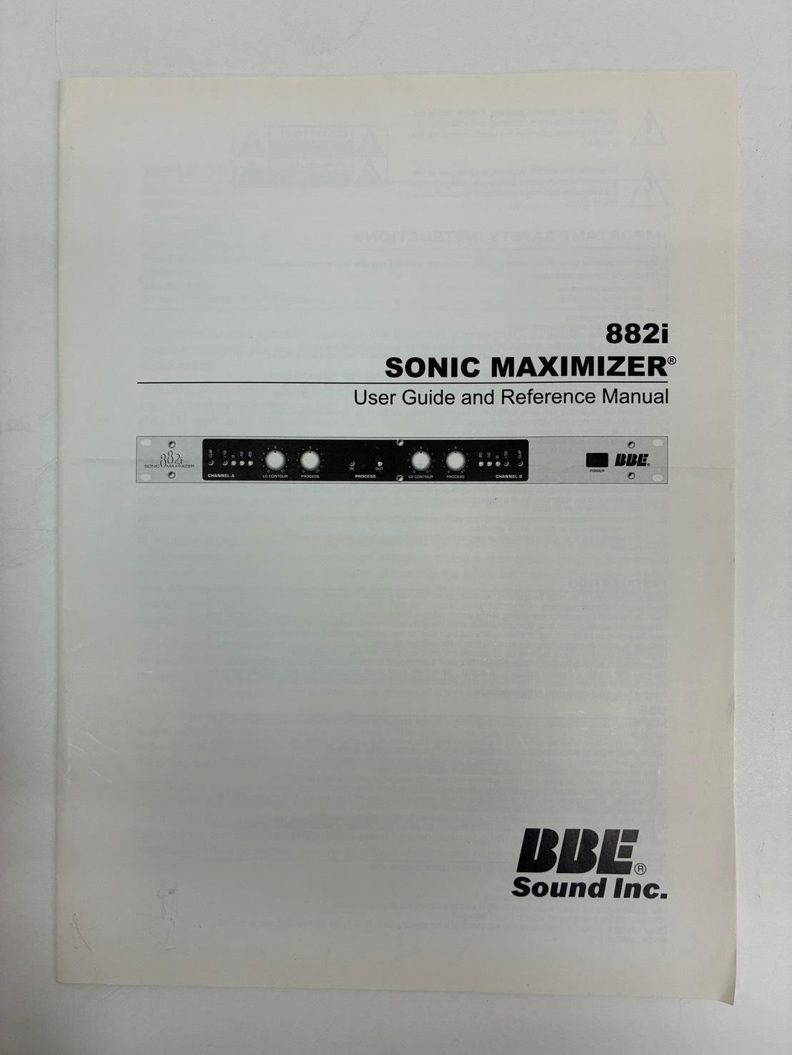 BBE (ビービーイー) / 【USED】882i ソニックマキシマイザー