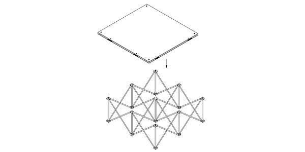 INTELLI STAGE (インテリステージ) / PLATFORM カーペット 1x0.5 アウトレット品