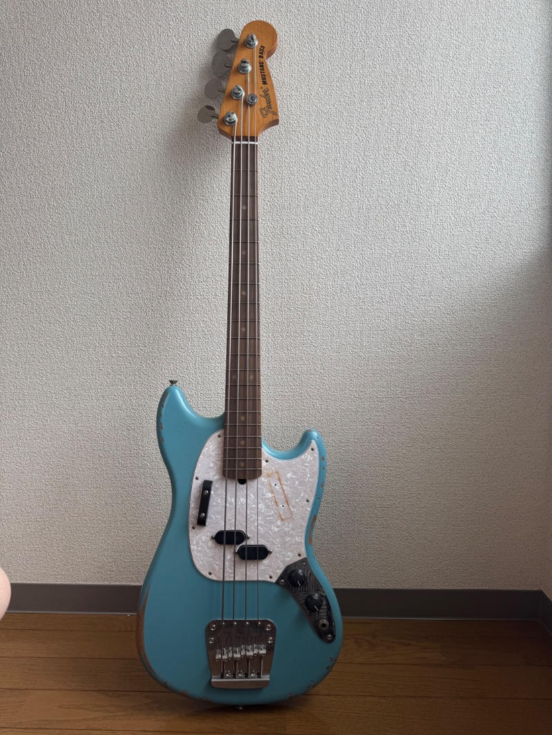 FENDER (フェンダー) / JMJ Road Worn Mustang Bass Rosewood Faded Daphne Blue