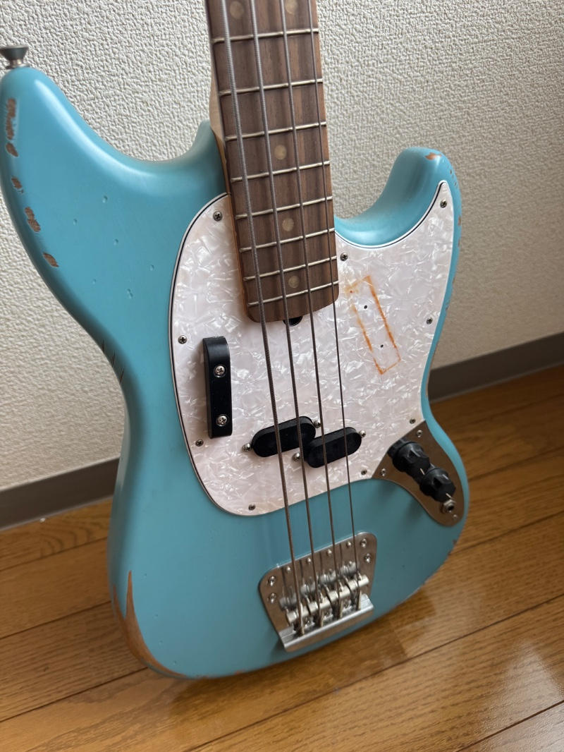 FENDER (フェンダー) / JMJ Road Worn Mustang Bass Rosewood Faded Daphne Blue