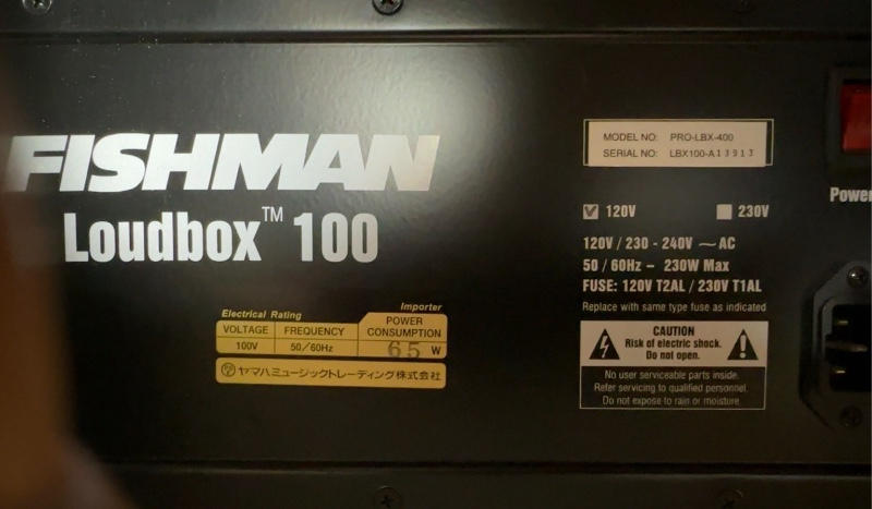 FISHMAN (フィッシュマン) / Loudbox 100