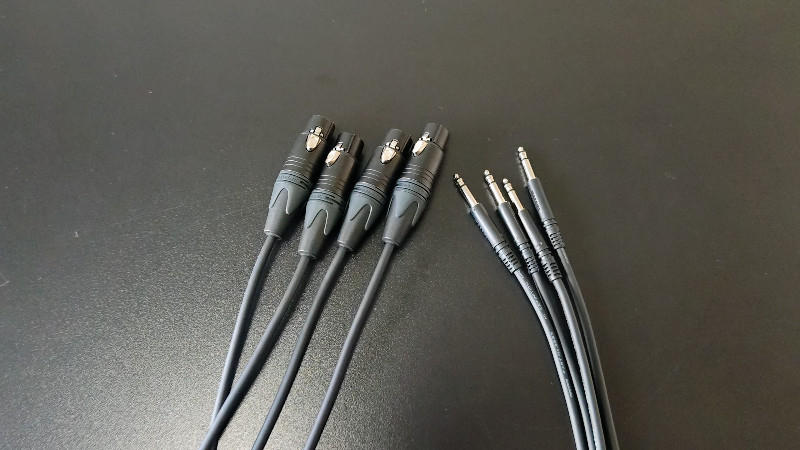 MOGAMI (モガミ) / バンタムケーブル バンタムーキャノン (メス)80cm4本セット