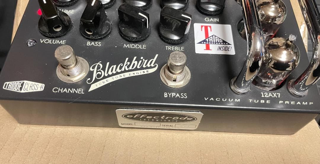 Effectrode / Blackbird SR-71 真空管プリアンプ