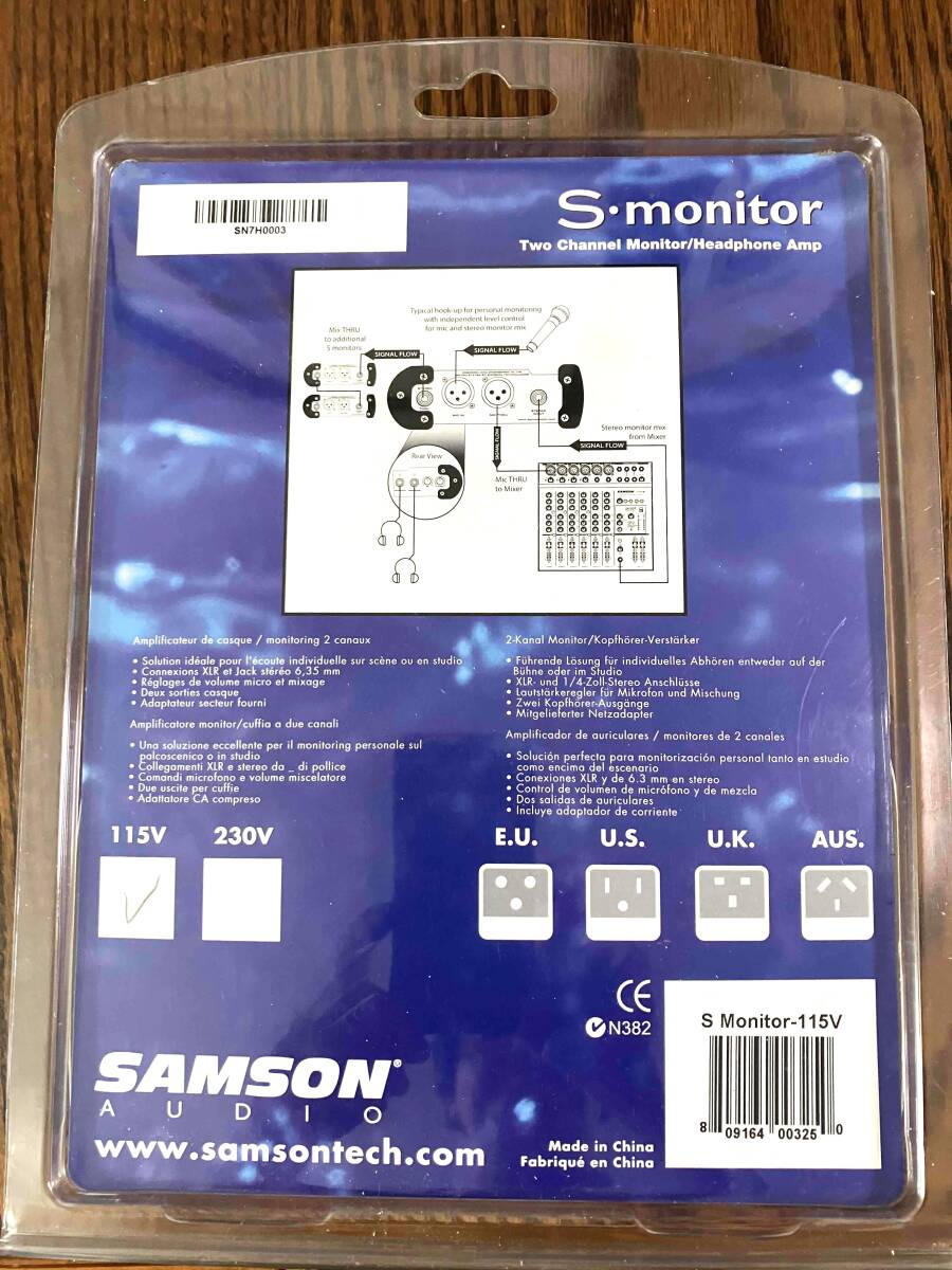 SAMSON (サムソン) / S・monitor (ヘッドホンアンプ)中古