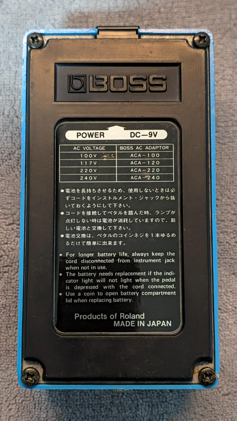 BOSS (ボス) / Compression Sustainer CS-1 / Japan Vintage