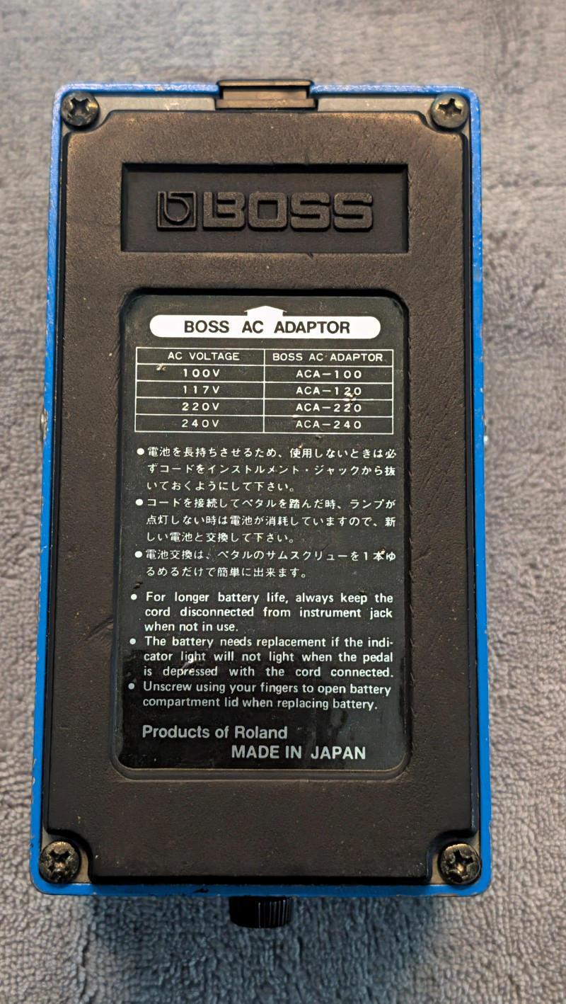 BOSS (ボス) / Compression Sustainer CS-3 / Japan Vintage
