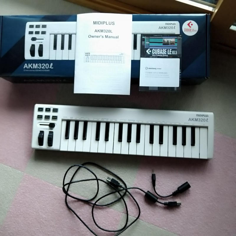 MIDIPLUS (ミディープラス) / AKM320L Midiキーボードコントローラ DTM定番ソフト Cubase LE付