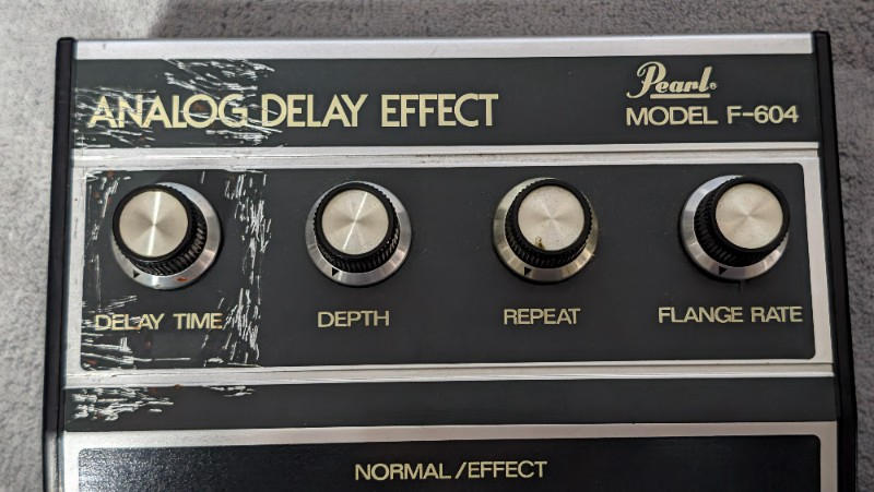 PEARL (パール) / ANALOG DELAY EFFECT / MODEL F-604 Japan Vintage