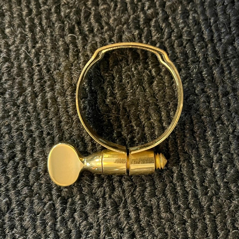 Henri SELMER Paris (セルマー・パリ) / ソプラノサックス リガチャー ゴールドラッカー 極美品 ¥6490 SOPRANO SAX GL