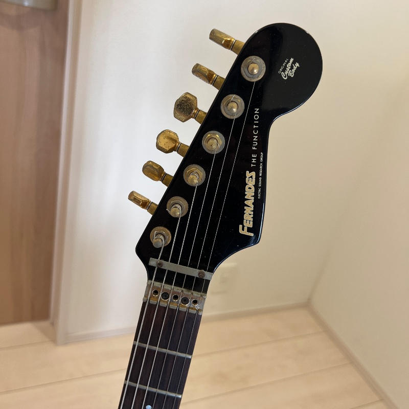 FERNANDES / 【希少】FERNANDES THE FUNCTION エレキギター マットブラック 金 フェルナンデス