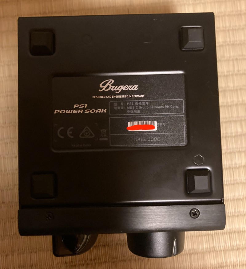 BUGERA (ブゲラ) / bugera ps1 power soak アッテネーター Bugera PS1 動作確認済