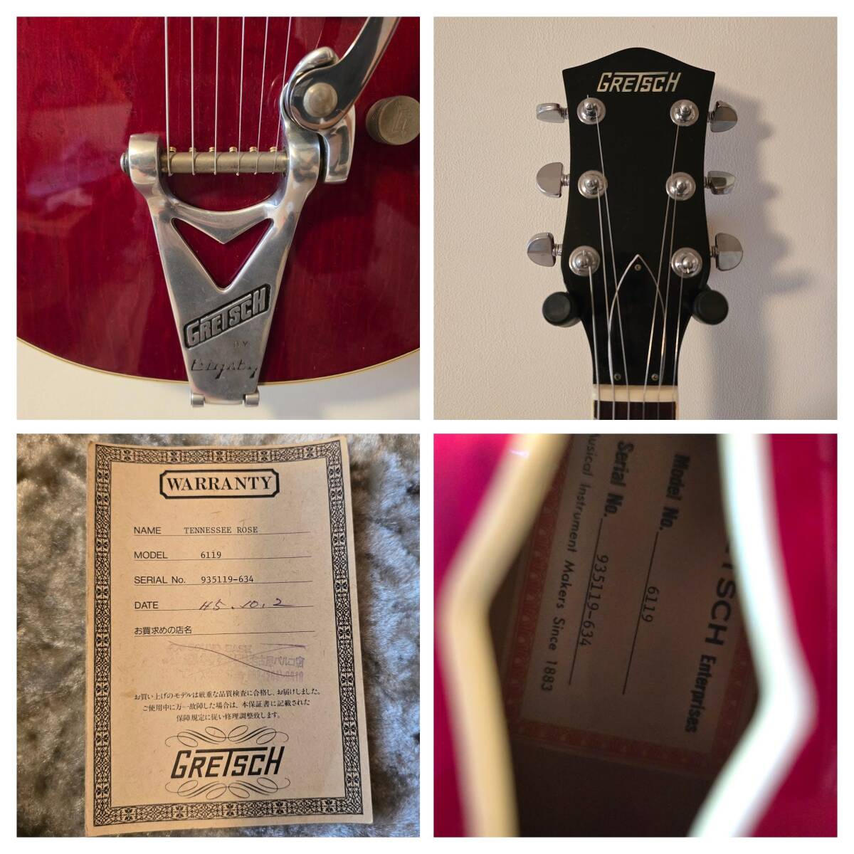 GRETSCH (グレッチ) / グレッチ テネシーローズ G6119 1993年 寺田楽器 バーズアイ ギター フルアコ Gretsch
