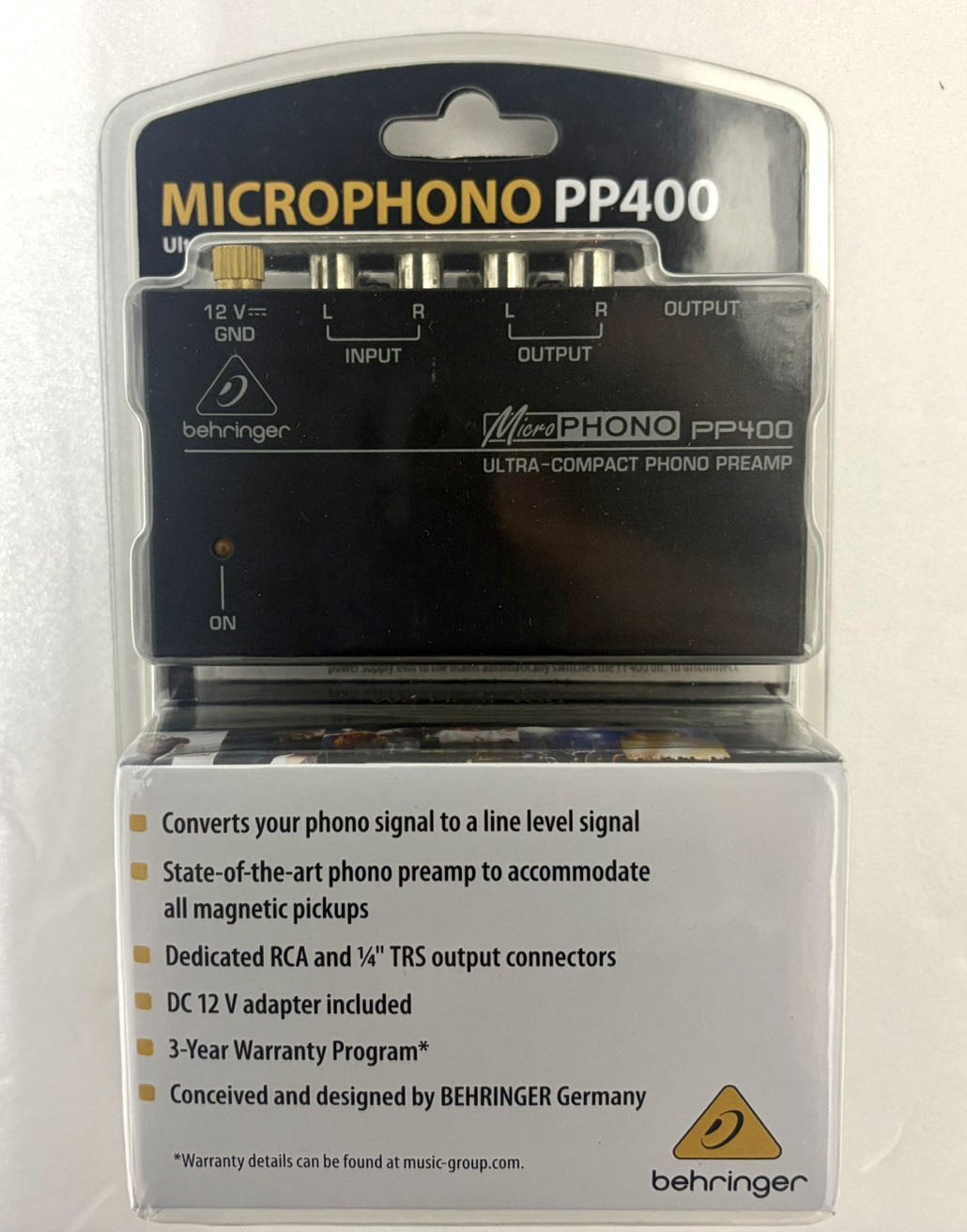 BEHRINGER (ベリンガー) / 【USED】PP400 MICROPHONO フォノプリアンプ