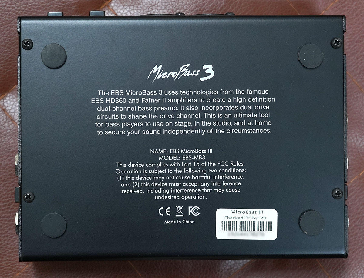 EBS (イービーエス) / EBS MicroBass 3