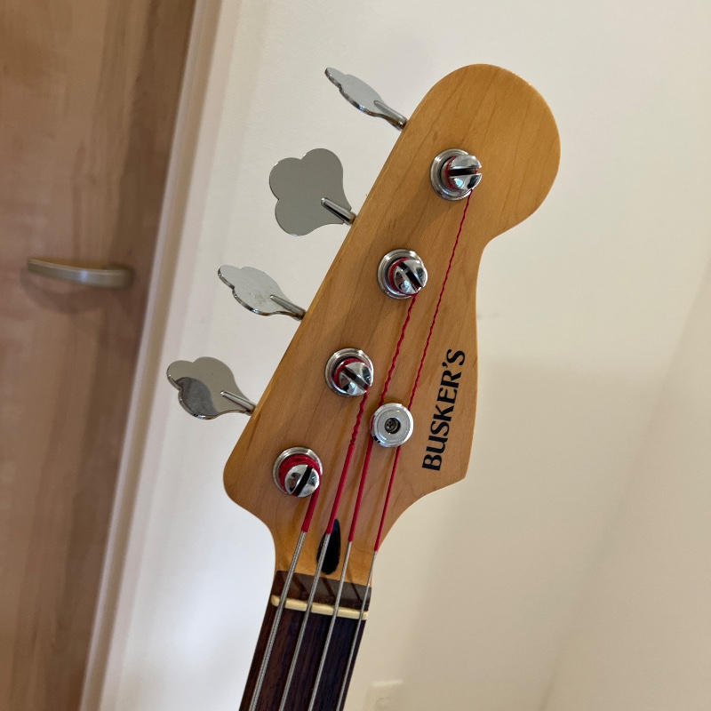 BUSKER´S / 《美品》BUSKER'S プレシジョンベース エレキベース 白 初心者入門用 島村楽器 バスカーズ プレベ
