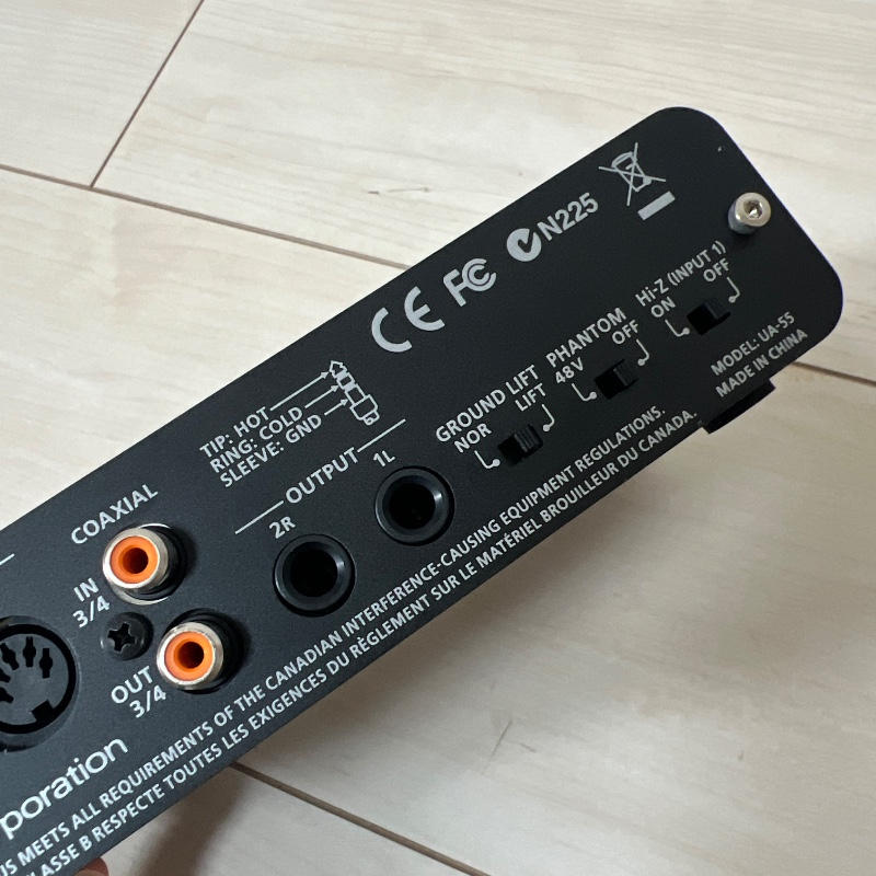 ROLAND (ローランド) / 【動作品】Roland QUAD-CAPTURE UA-55 オーディオインターフェイス 付属品多数