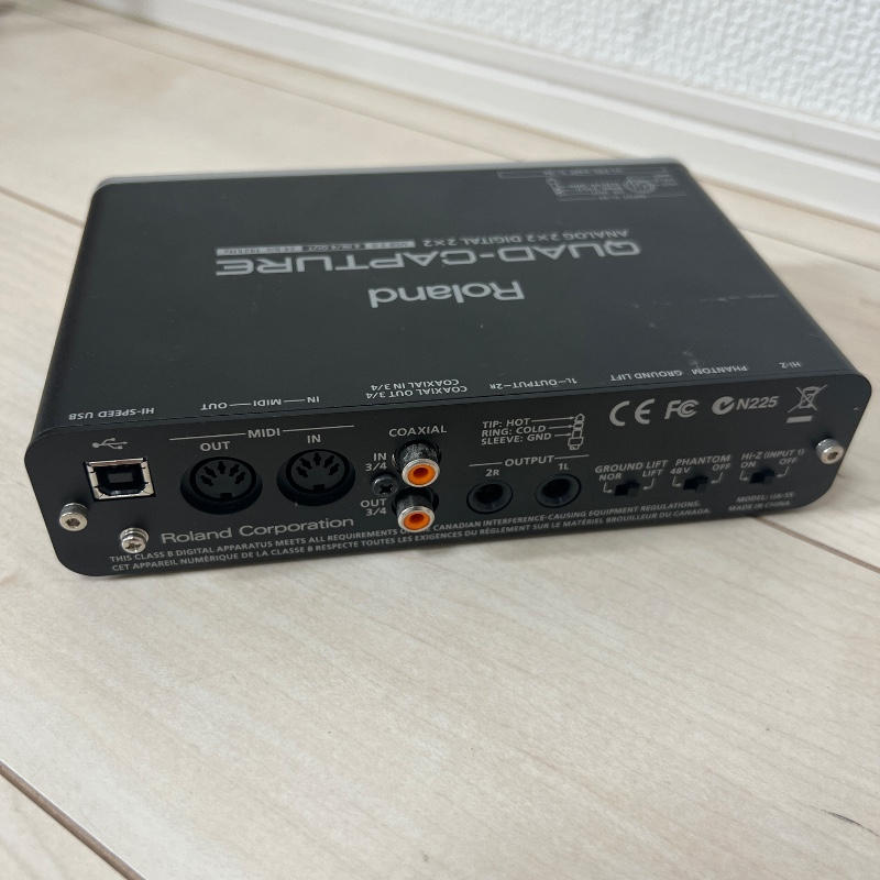 ROLAND (ローランド) / 【動作品】Roland QUAD-CAPTURE UA-55 オーディオインターフェイス 付属品多数