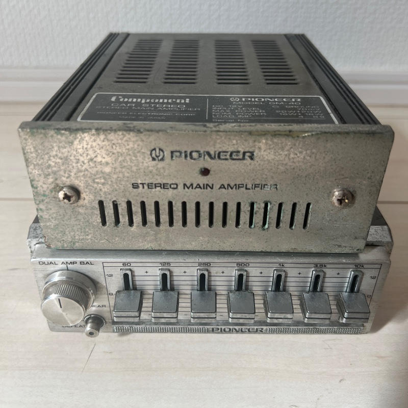 Pioneer DJ (パイオニア) / 【名機】Pioneer パイオニア GM-40 ステレオメインアンプ CD-5 イコライザー ロンサムカーボーイ