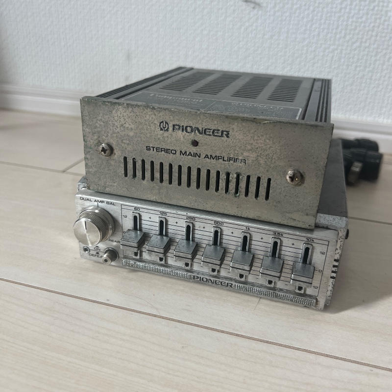 Pioneer DJ (パイオニア) / 【名機】Pioneer パイオニア GM-40 ステレオメインアンプ CD-5 イコライザー ロンサムカーボーイ