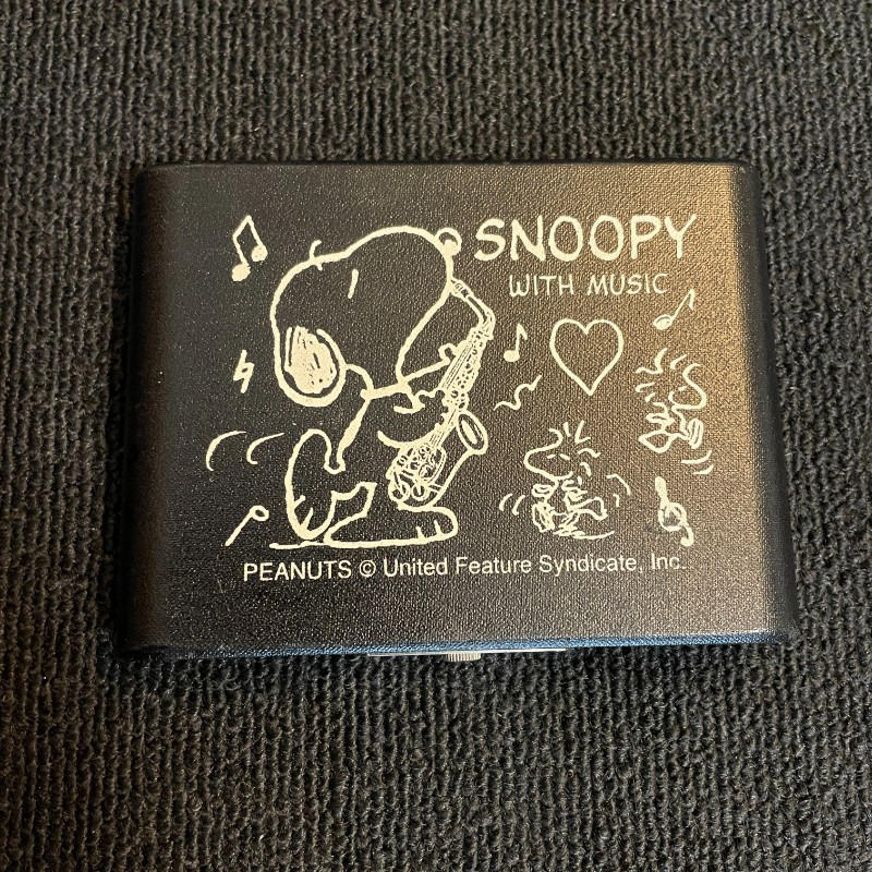 SNOOPY WITH MUSIC (スヌーピーウィズミュージック) / リードケース アルトサックス 美品 黒 ALTO SAX ¥8250