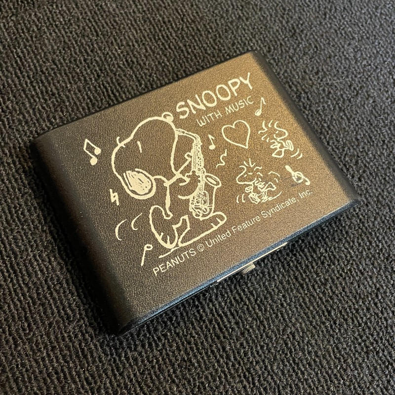 SNOOPY WITH MUSIC (スヌーピーウィズミュージック) / リードケース アルトサックス 美品 黒 ALTO SAX ¥8250