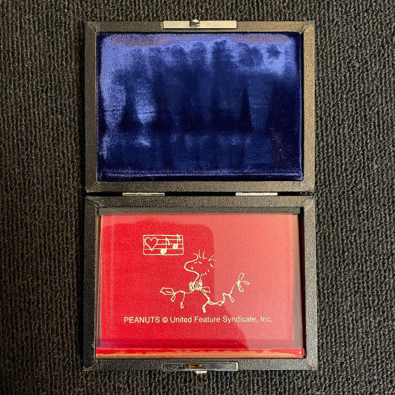 SNOOPY WITH MUSIC (スヌーピーウィズミュージック) / リードケース アルトサックス 美品 黒 ALTO SAX ¥8250