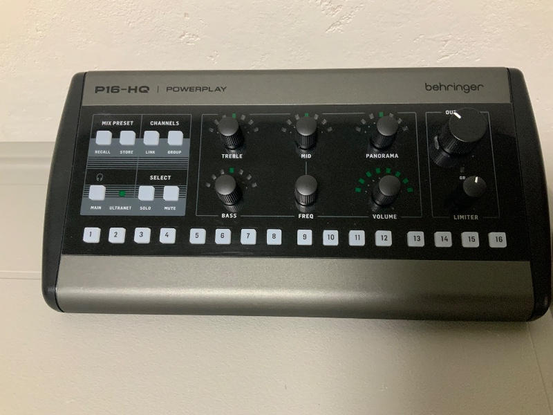 BEHRINGER(ベリンガー) / P16-HQ 16チャンネルデジタルパーソナルミキサー