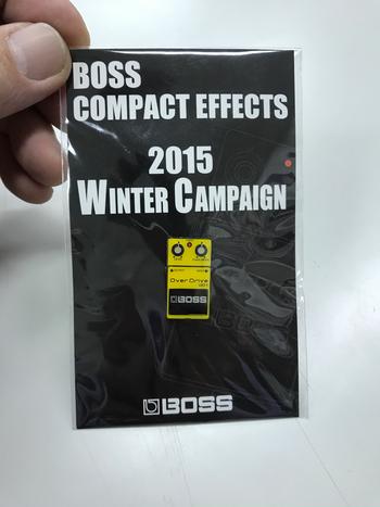 BOSS  / BOSS  2015年 エフェクターピンバッジ