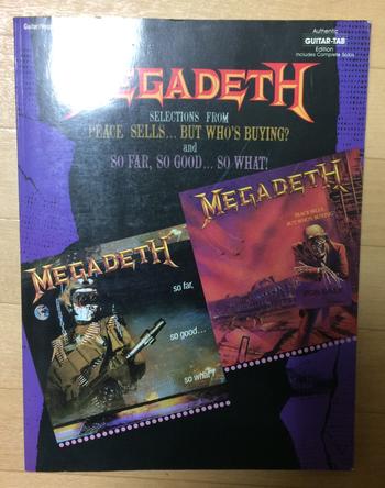 MEGADETH / 初期MEGADETH ギター譜