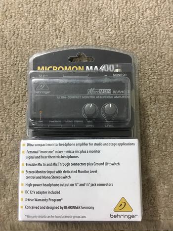 BEHRINGER (ベリンガー) / MA400 MICROMON モニターヘッドフォンアンプ B0017