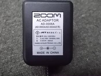 ZOOM / ZOOM ACアダプター　C0070