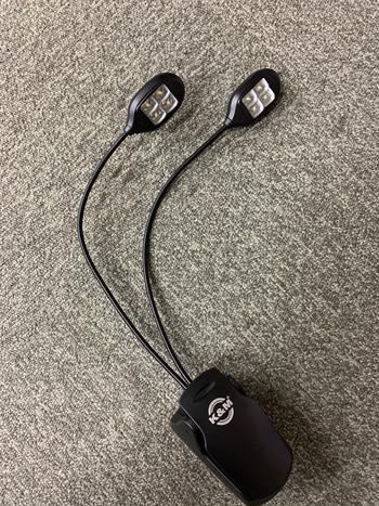 K&M (ケーアンドエム) / 12270 譜面台ライト Twin Head C310