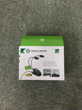 K&M (ケーアンドエム) / 12270 譜面台ライト Twin Head C0437