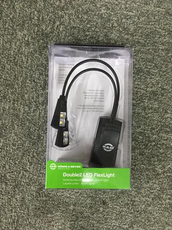 K&M (ケーアンドエム) / 12244 譜面台ライト Double 2 LED Flex Light  C0499