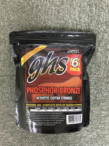 GHS (ジーエイチエス) / S325-5 PHOSPHOR BRONZE MULTI-PACKS - Light  C0540