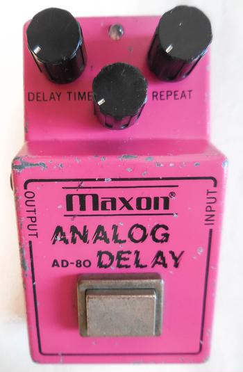 MAXON (マクソン) / Maxon Analog DELAY AD-80【ヴィンテージ品】DC18V ADAPTER付属